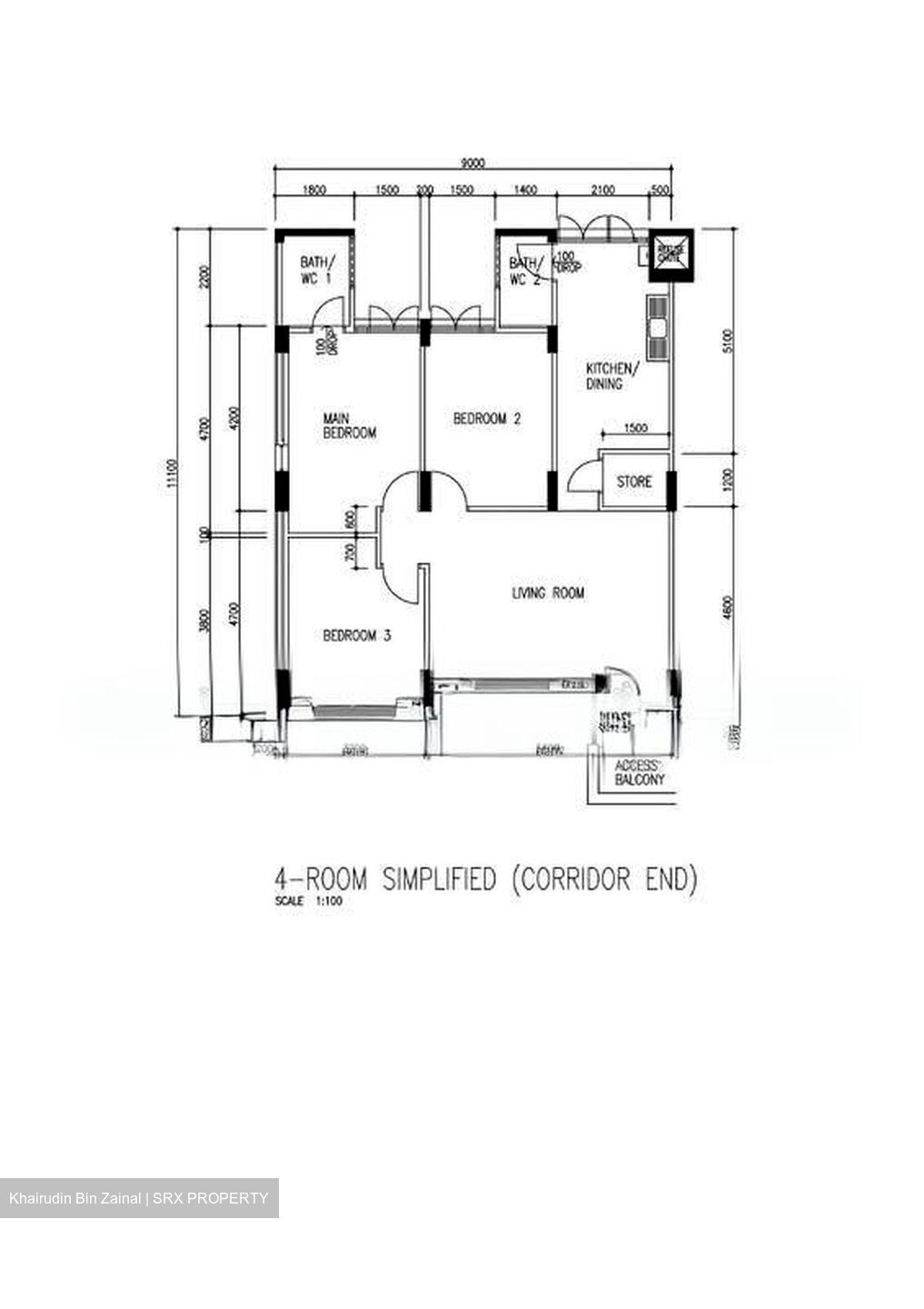 Blk 687 Hougang Street 61 (Hougang), HDB 4 Rooms #561645851
